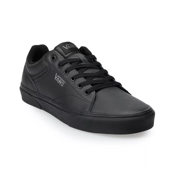 Vans Seldan Sneaker | (Tumble) Black/Black | Size 7.5 Mens | NEW!!!!🖤👟 - Picture 1 of 11